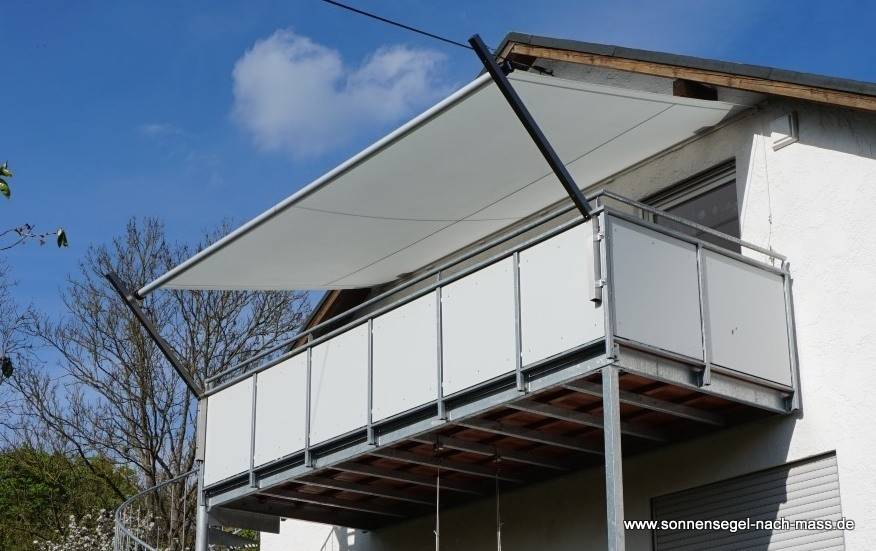 Aufrollbares Sonnensegel Balkon